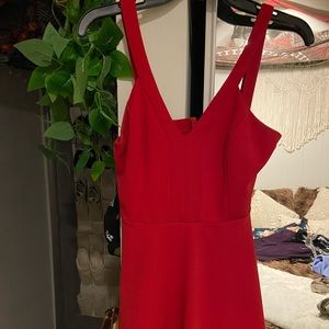 Beautiful, radiant red dress perfect for graduation, homecoming, or formal!